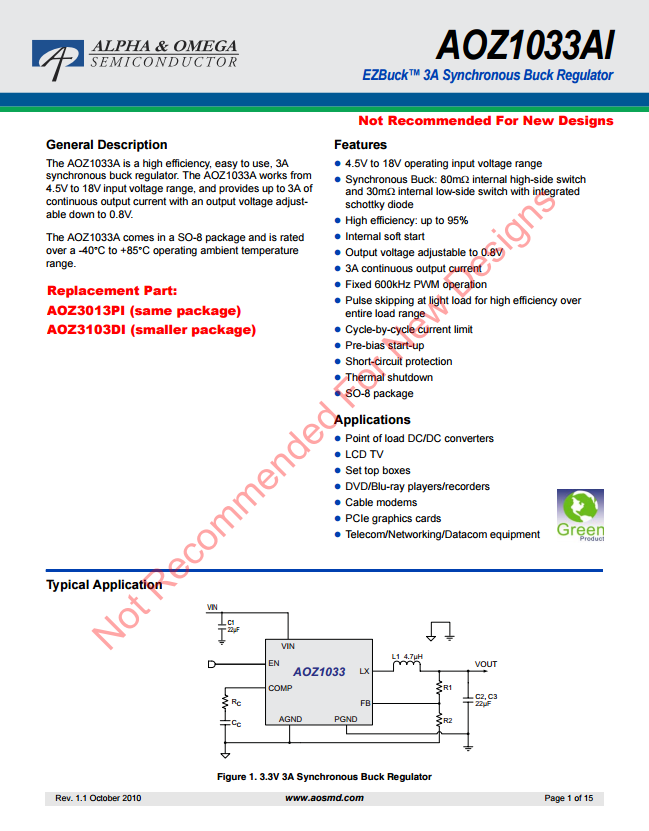 AOZ1033AI芯片資料下載.pdf