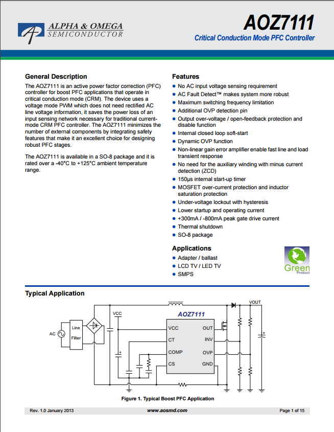 AOZ7111AI芯片资料文档下载.pdf