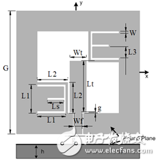 一種共面波導(dǎo)饋電寬帶圓極化方形縫隙天線(xiàn)解析