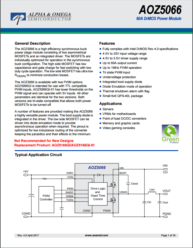 AOZ5066QI芯片资料文档下载.pdf