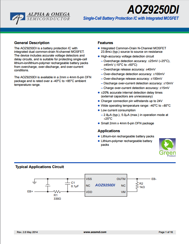 AOZ9250DI芯片资料文档下载.pdf