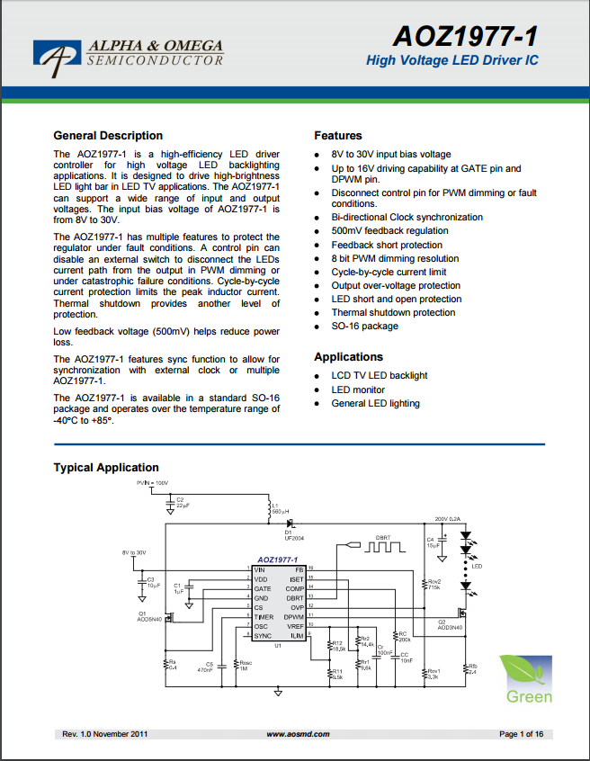 AOZ5036QI-01芯片资料文档下载.pdf