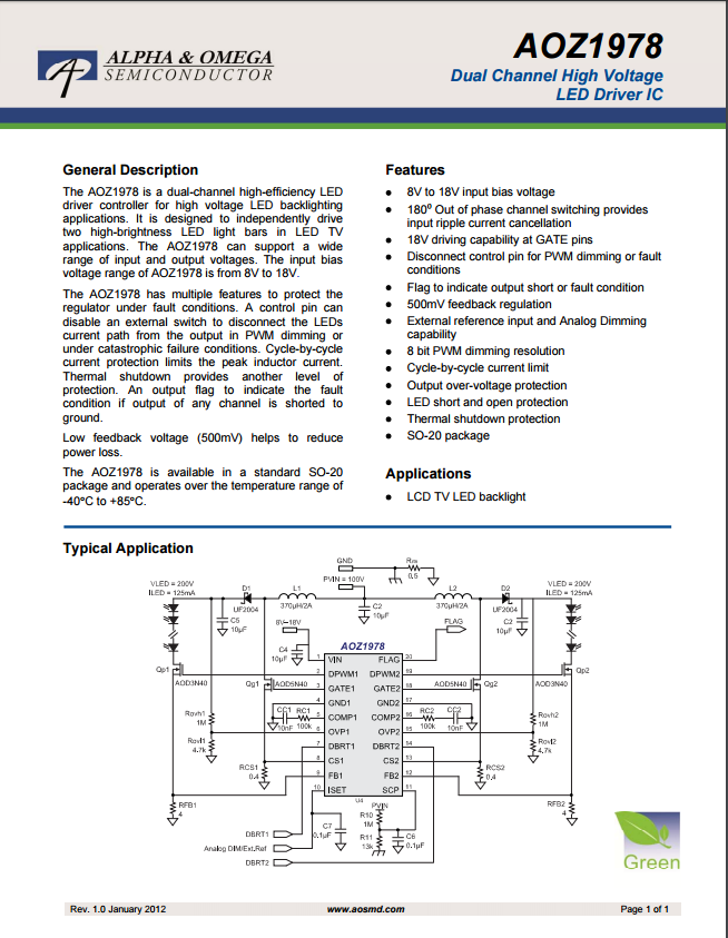 AOZ1978AI芯片资料文档下载.pdf