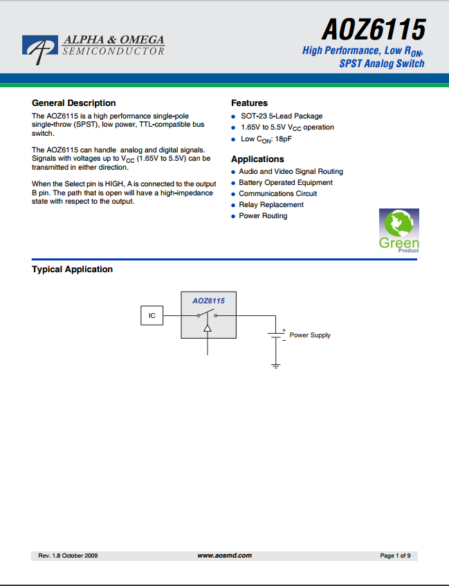 AOZ6115CI芯片资料文档下载.pdf