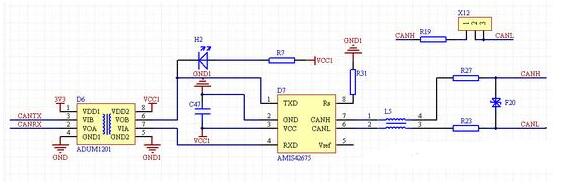 CAN總線通信典型電路原理圖（四款CAN總線通信電路原理圖）