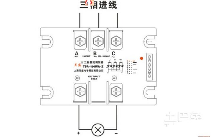三相调压器原理图详解_三相调压器怎么接线及接线图