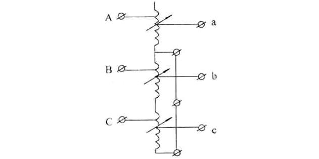 三相调压器原理图详解_三相调压器怎么接线及接线图