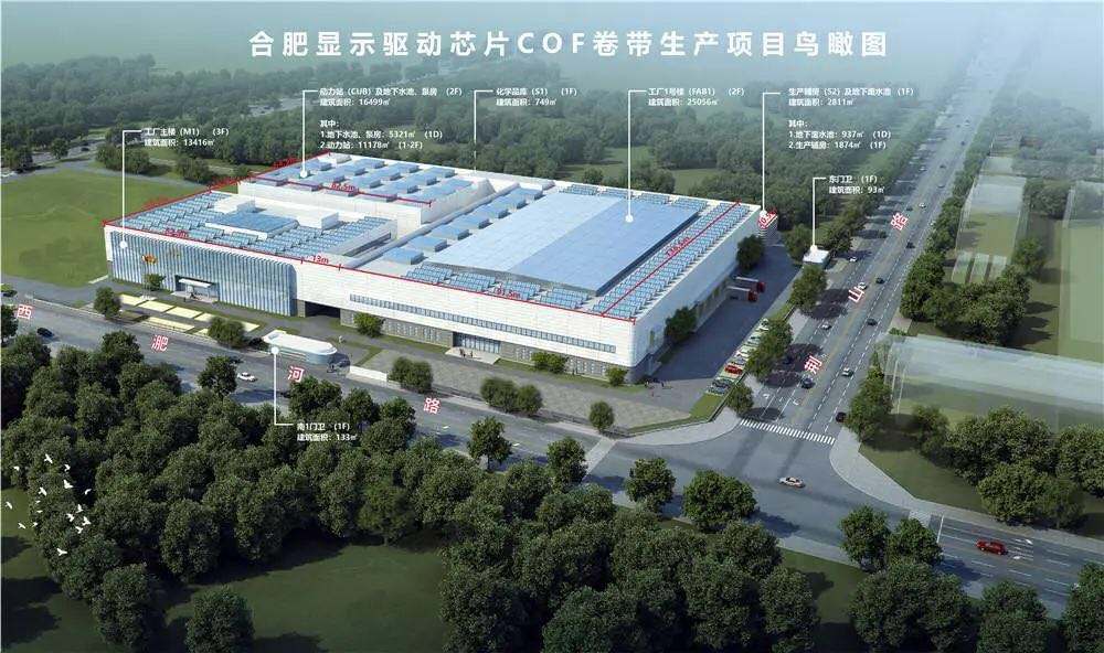 中国大陆最大的半导体显示芯片封装 COF 卷带