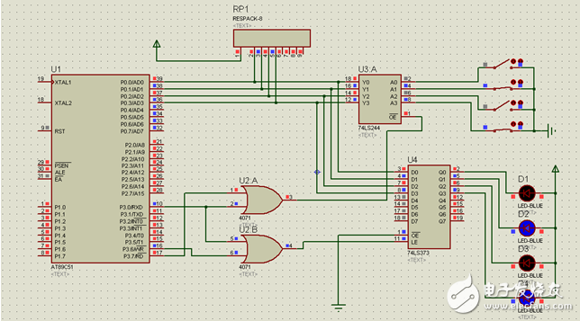 74ls244中文资料汇总（74ls244引脚图及功能_工作原理及应用电路）