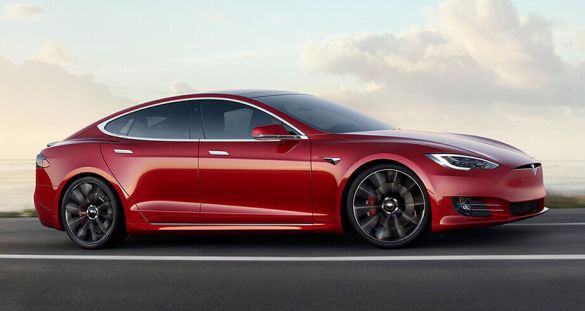 tesla model s p100d:100d代表100 kwh电池,p是performance的缩写