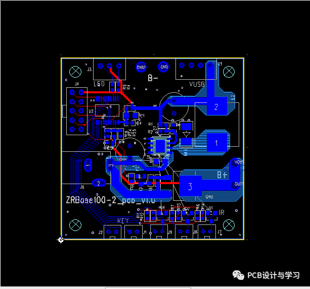 机器人自主充电座PCB图和自主充电原理图