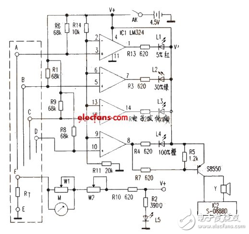 太陽能熱水器電路圖大全（上水自控電路/SN8P1706/恒溫電熱水器）