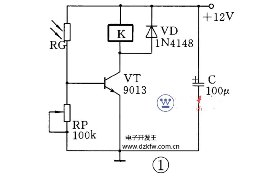 三極管組成的光控開關電路原理圖_四款光控開關電路圖