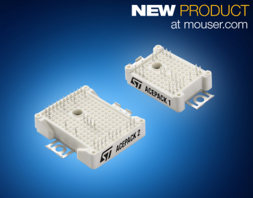 贸泽电子备货ST的ACEPACK™ IGBT模块 具有30kW的高集成度功率转换功能