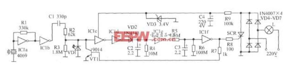 一文解析三極管組成的光控開關電路原理圖