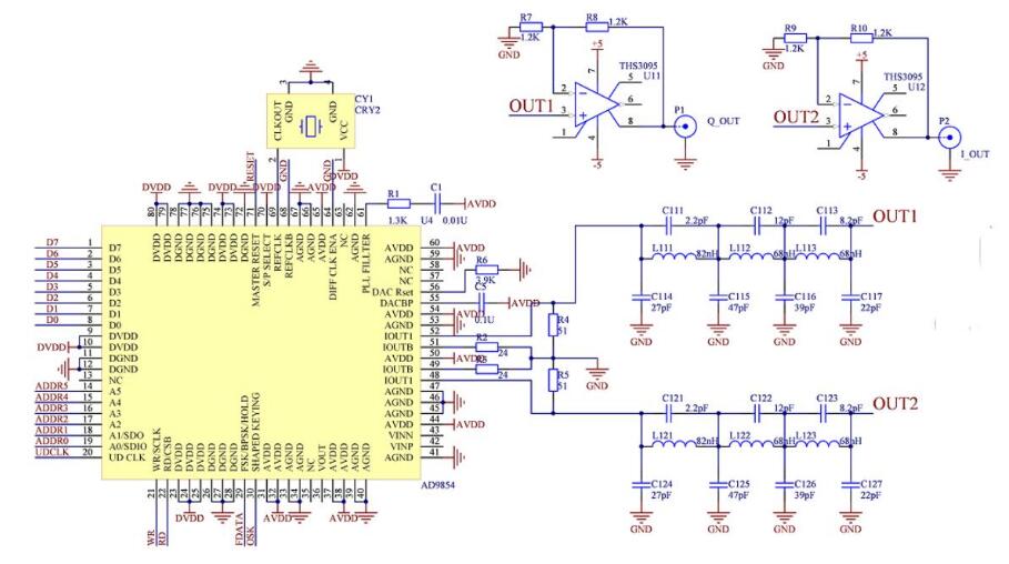ad9854单片机程序详细说明（ad9854结构框图及电路）