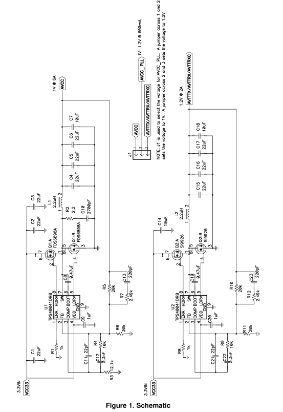 如何使用外部FET的DC/DC控制器对 Virtex-5收发器的功率