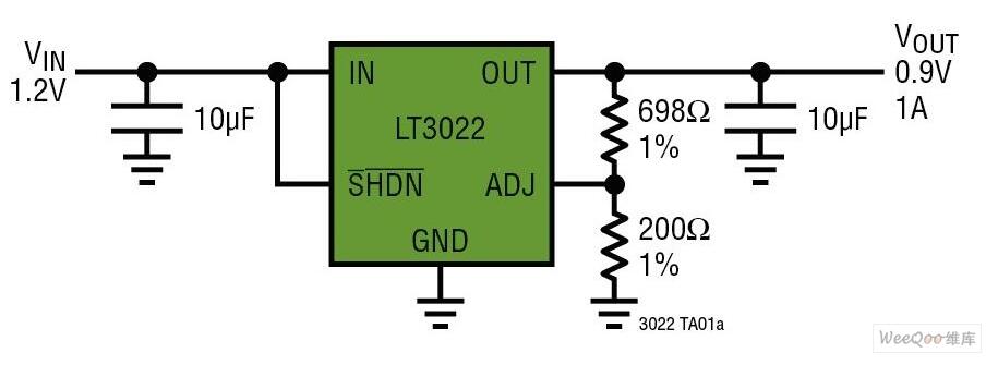 一款適合低電壓轉(zhuǎn)換的新型單電源線性穩(wěn)壓器