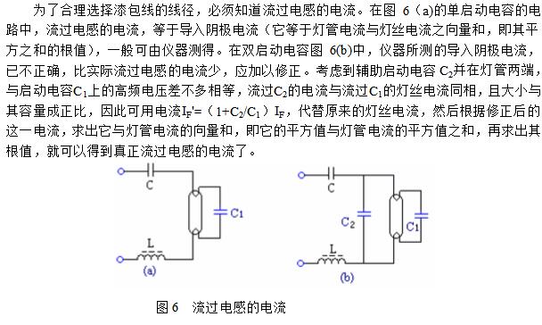 一文详解电子镇流器中电感线圈参数的选择与计算