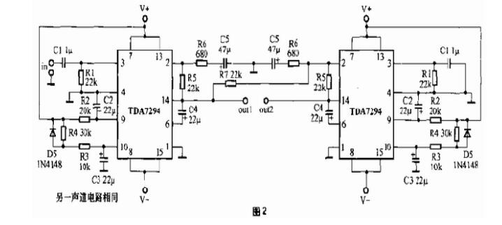 tda7294功放电路图大全（七款恒流功放/Hi-Fi集成功放/高保真功放电路）