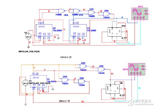 74ls90應(yīng)用電路圖大全（脈沖發(fā)生器/分頻電路/計(jì)數(shù)器/數(shù)字電子鐘邏輯電路）