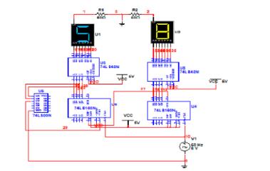 74ls90应用电路图大全脉冲发生器分频电路计数器数字电子钟逻辑电路