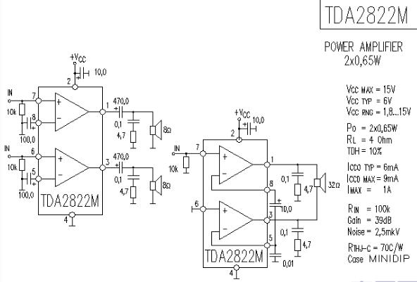 TDA2822M