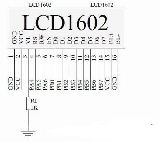lcd1602顯示電路圖大全（兩款lcd1602液晶顯示電路原理圖）