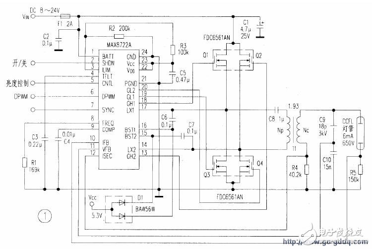 CCFL電子變壓器電路分析