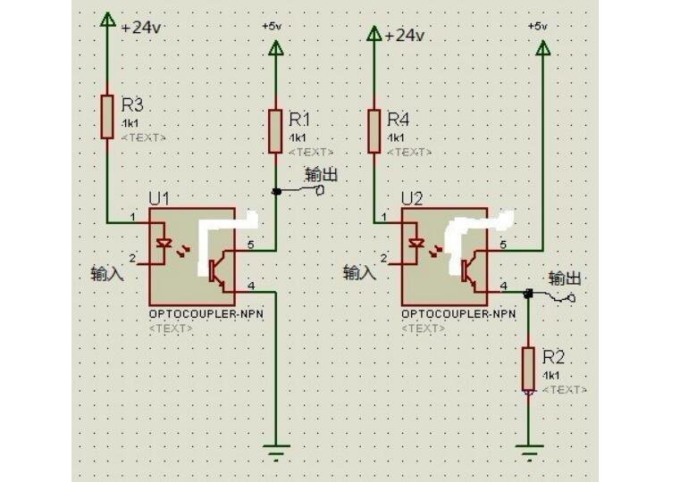 光耦電路的原理圖說明