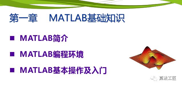 MATLAB基础知识MATLAB的简介,编程环境和基本操作的详细概述