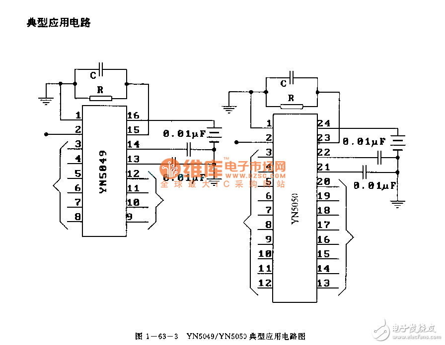 YN5049/5050多路红外遥控接收器功能及电路图介绍