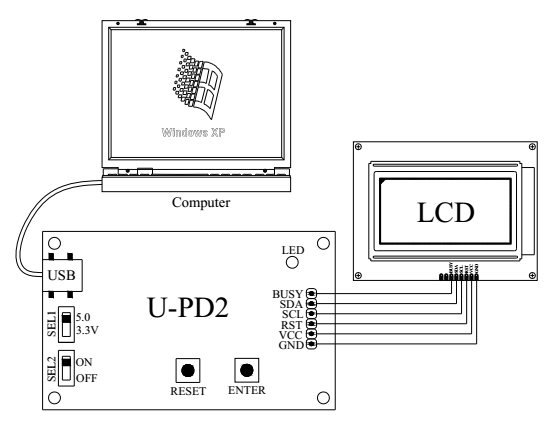 液晶显示模块RSCG12864和U-PD2使用手册以及字符编码应用程序免费下载