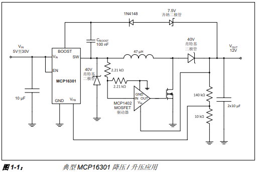 MCP16301高電壓降壓和升壓演示板的詳細中文資料概述