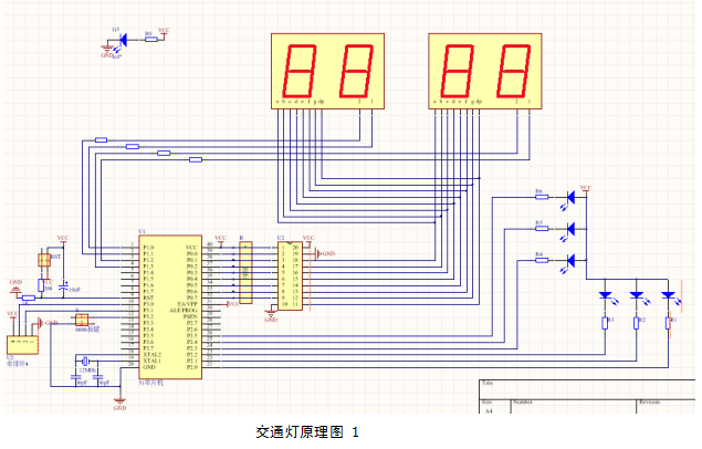 基于51單片機(jī)的交通燈設(shè)計(jì)的詳細(xì)詳細(xì)資料概述