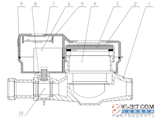 【新专利介绍】一种基于NB-IoT阀控的干簧管式物联网水表