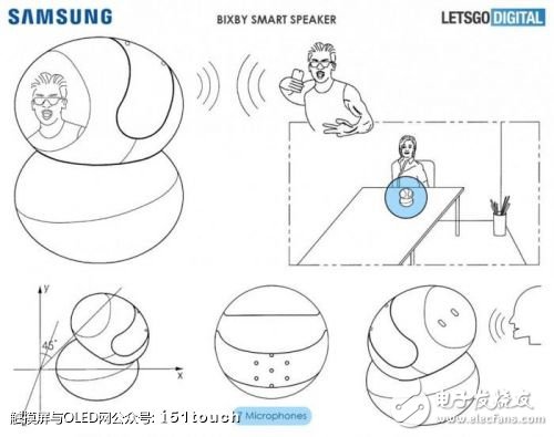 三星智能音箱曝光，觸摸屏+360°旋轉(zhuǎn)揚(yáng)聲器