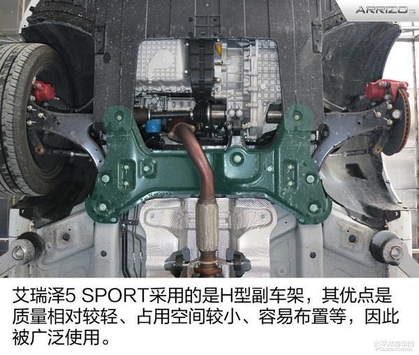 五分钟了解奇瑞艾瑞泽5 SPORT底盘