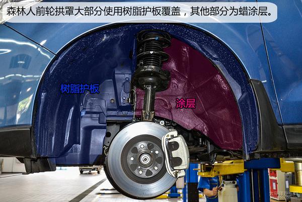 全方面解读森林人2014款2.5L车型底盘