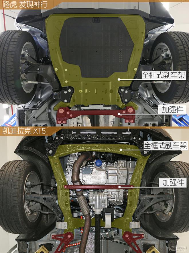 底盘大pk路虎发现神行凯迪拉克xt5