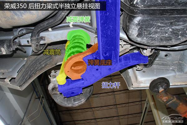 全方面解读2014款上汽荣威350底盘