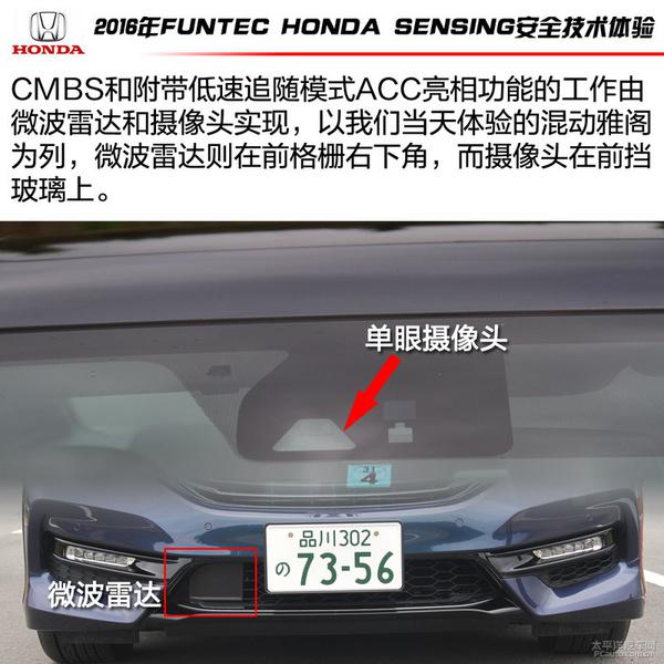 本田Honda SENSING主动安全技术初体验