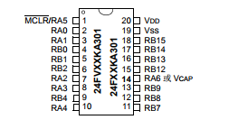 基于PIC24FV32KA304具有通用 16 位闪存的单片机