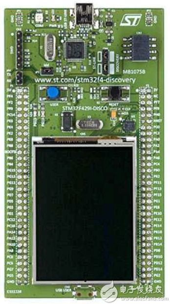 STMicroelectronics STM32F429 Discovery Kit STMicroelectronics STM32F429 Discovery 套件的图片