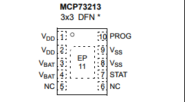 基于MCP73213具有输入过压保护的控制器