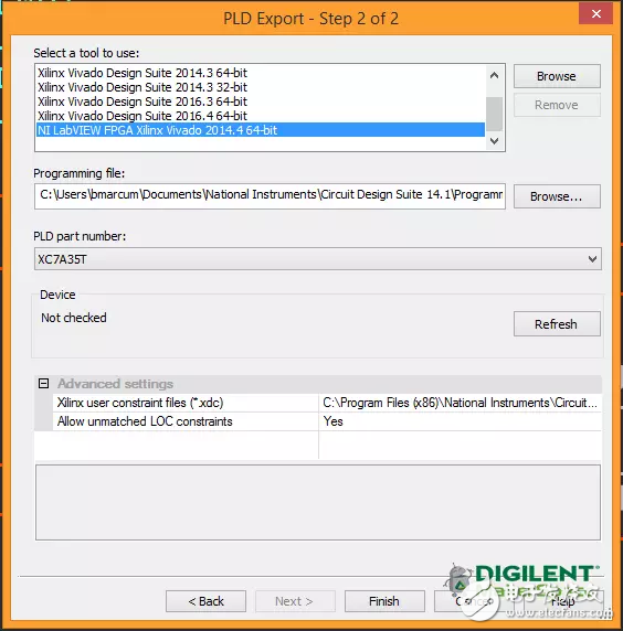 使用Multisim對Digilent FPGA開發(fā)板進行編程的步驟解析