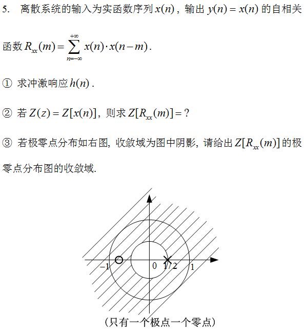 （信号与系统）2004年清华大学硕士研究生入学考试你会做吗?