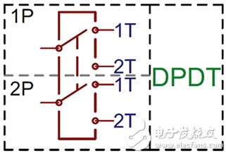 DPDT circuit diagram DPDT 电路图图片