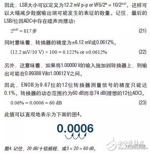 一文详解转换器精度、分辨率和动态范围之间的差异