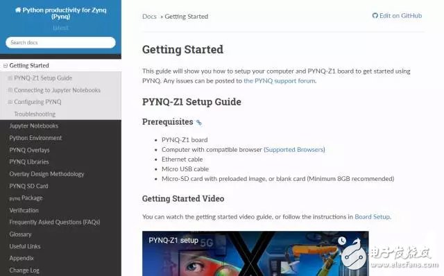 PYNQ 基于Zynq架构添加了对python的支持